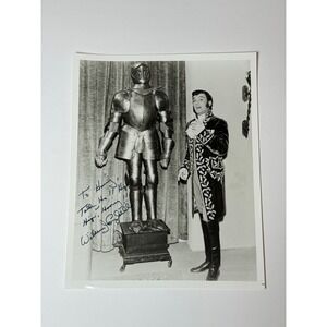 William Campbell Autographed Star Trek The Trouble w/ Tribbles Trelane Photo COA